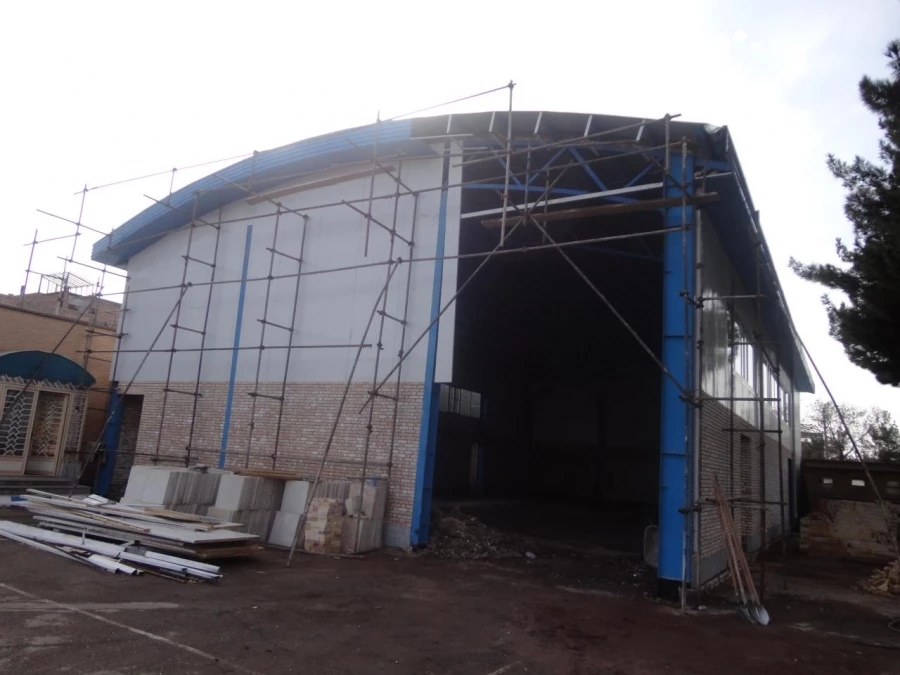 اجرای مرحله اول ورودی سالن همایش  5