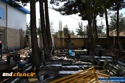 اجرای مرحله اول ورودی سالن همایش  8