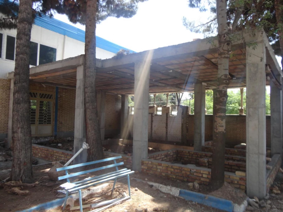 اجرای مرحله اول ورودی سالن همایش  12