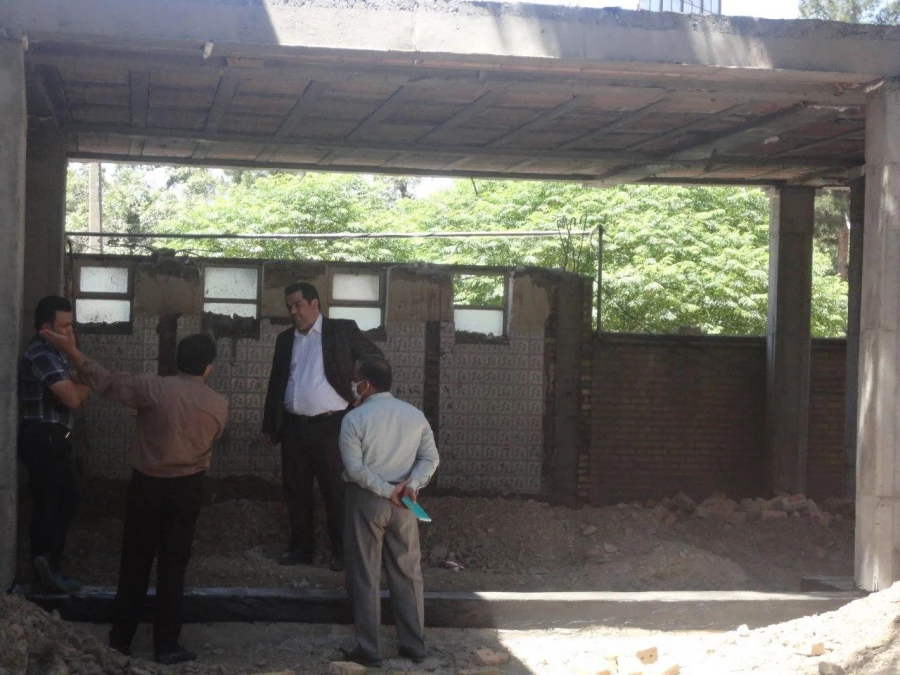 با حضور معاونت محترم اداره کل نوسازی مدارس استان انجام شد : 
بازدید از پروژه های در حال اجرا در واحد دانشور نیشابور  5