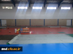 اتمام مرحله اول ساخت سالن ورزشی چند منظوره واحد دانشور نیشابور 10