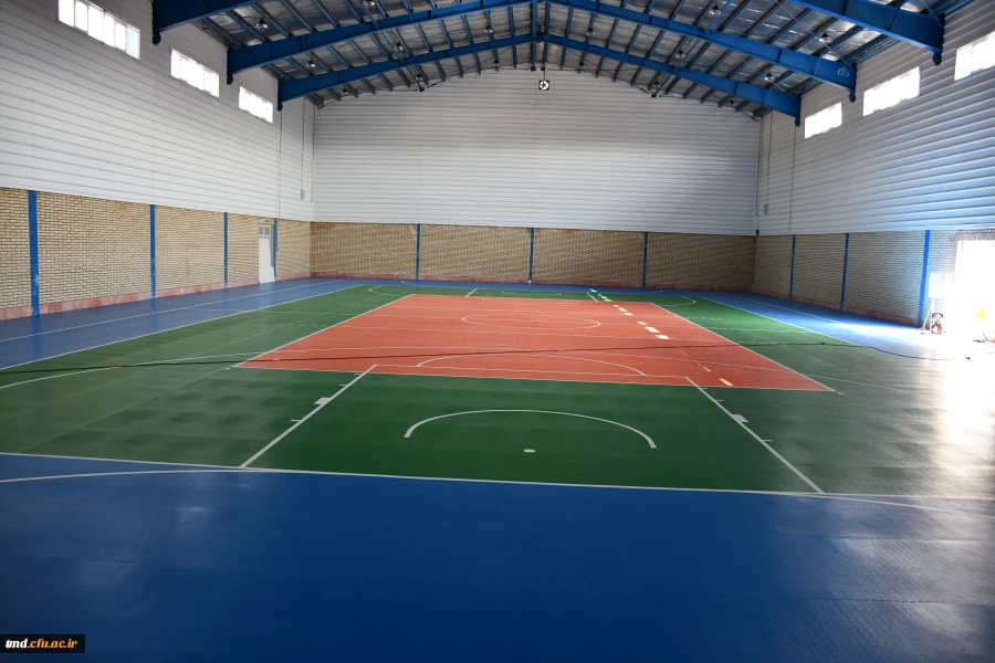 اتمام مرحله اول ساخت سالن ورزشی چند منظوره واحد دانشور نیشابور 12