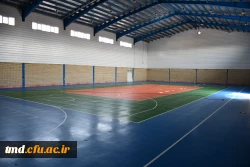 اتمام مرحله اول ساخت سالن ورزشی چند منظوره واحد دانشور نیشابور 13