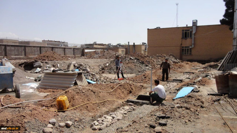 اتمام مرحله اول ساخت سالن ورزشی چند منظوره واحد دانشور 3