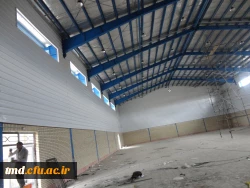 اتمام مرحله اول ساخت سالن ورزشی چند منظوره واحد دانشور 9