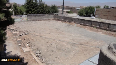 اتمام مرحله اول ساخت سالن ورزشی چند منظوره واحد دانشور 