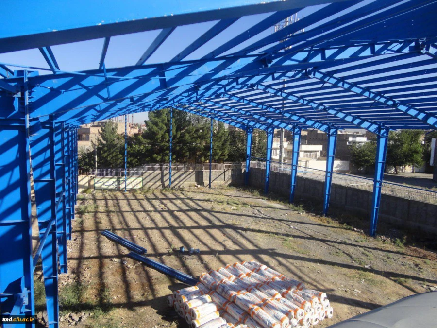 اتمام مرحله اول ساخت سالن ورزشی چند منظوره واحد دانشور  4