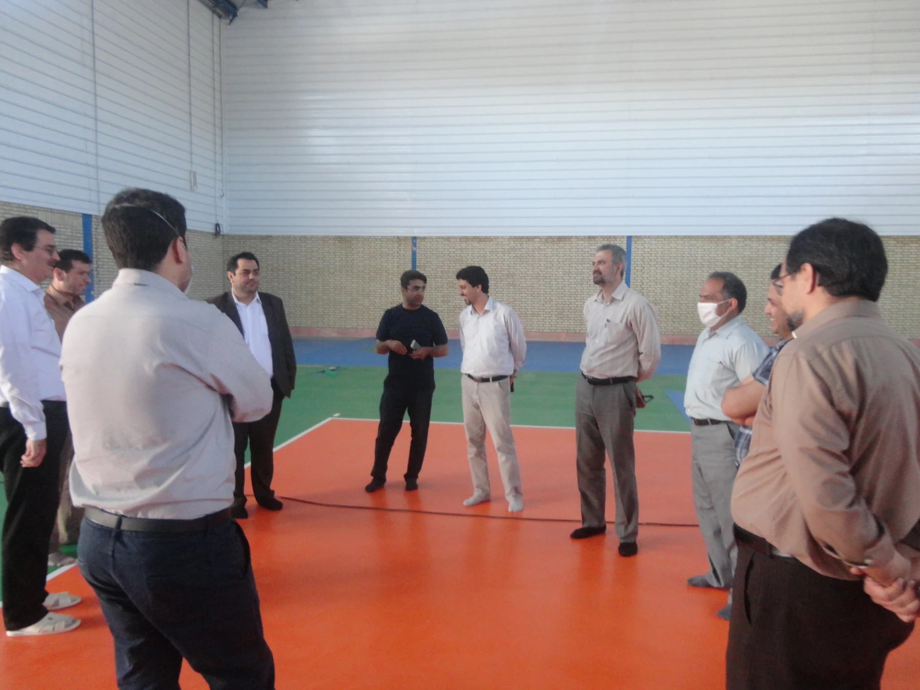 اتمام مرحله اول ساخت سالن ورزشی چند منظوره واحد دانشور  11