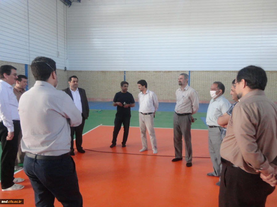 اتمام مرحله اول ساخت سالن ورزشی چند منظوره واحد دانشور  11