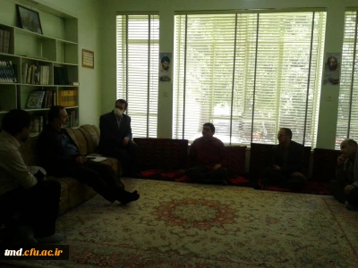 با حضور سرپرست و کارکنان واحد دانشور انجام شد : 
دیدار با نماینده محترم شهرستان نیشابور آقای مهندس ارکانی و گفتگو در خصوص مسائل جاری دانشگاه فرهنگیان 