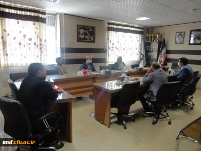 با حضور رییس و معاونین دانشگاه پیام نور نیشابور برگزار شد : 
جلسه هماهنگی و تهیه پیش نویس تفاهم نامه فضای دانشگاه پیام نور نیشابور جهت استفاده واحد خواهران در سال آینده 