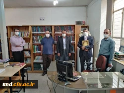 همزمان با سالروز ورود آزادگان به میهن اسلامی انجام شد : 
تجلیل از همکار محترم آقای سید رضا سجادی مقدم  2