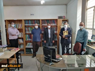 همزمان با سالروز ورود آزادگان به میهن اسلامی انجام شد : 
تجلیل از همکار محترم آقای سید رضا سجادی مقدم 