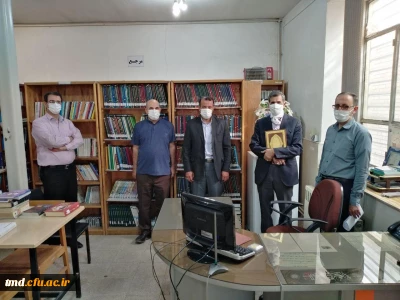 همزمان با سالروز ورود آزادگان به میهن اسلامی انجام شد : 
تجلیل از همکار محترم آقای سید رضا سجادی مقدم 