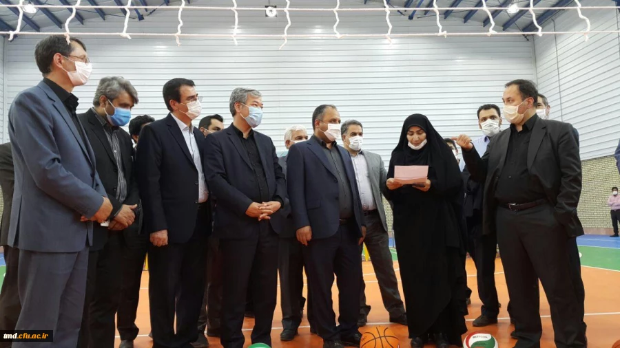 همزمان با هفته دولت و با حضور آقای مهندس رخشانی مهر معاون وزیر و رئیس سازمان نوسازی مدارس انجام شد : 
آئین افتتاح مرحله اول سالن ورزشی چند منظوره واحد دانشور نیشابور 2