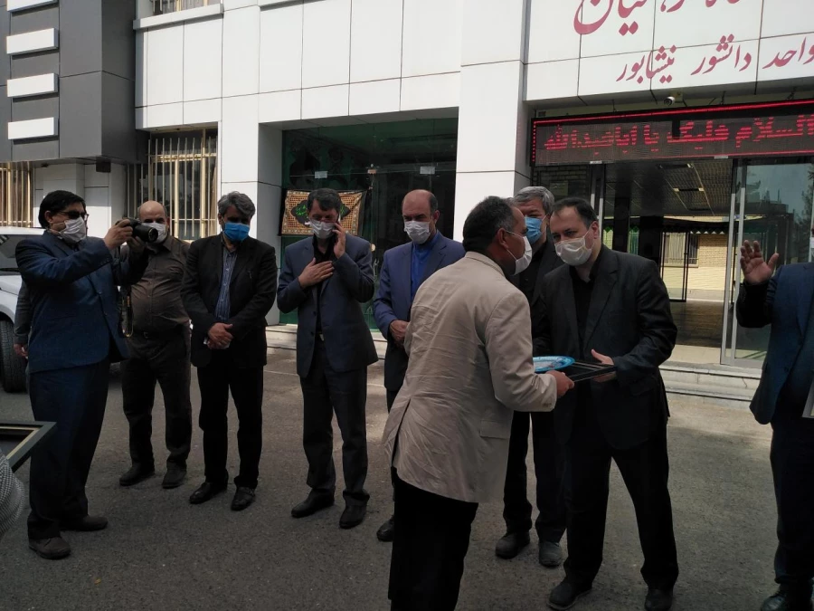 همزمان با هفته دولت و با حضور آقای مهندس رخشانی مهر معاون وزیر و رئیس سازمان نوسازی مدارس انجام شد : 
آئین افتتاح مرحله اول سالن ورزشی چند منظوره واحد دانشور نیشابور 4