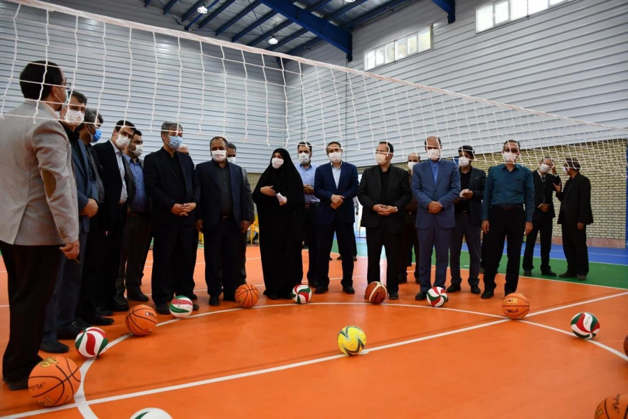 همزمان با هفته دولت و با حضور آقای مهندس رخشانی مهر معاون وزیر و رئیس سازمان نوسازی مدارس انجام شد : 
آئین افتتاح مرحله اول سالن ورزشی چند منظوره واحد دانشور نیشابور 10