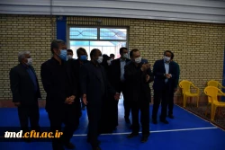 همزمان با هفته دولت و با حضور آقای مهندس رخشانی مهر معاون وزیر و رئیس سازمان نوسازی مدارس انجام شد : 
آئین افتتاح مرحله اول سالن ورزشی چند منظوره واحد دانشور نیشابور 12