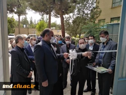 همزمان با هفته دولت و با حضور آقای مهندس رخشانی مهر معاون وزیر و رئیس سازمان نوسازی مدارس انجام شد : 
آئین افتتاح مرحله اول سالن ورزشی چند منظوره واحد دانشور نیشابور 14