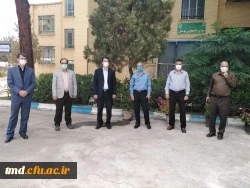 همزمان با هفته دولت و با حضور آقای مهندس رخشانی مهر معاون وزیر و رئیس سازمان نوسازی مدارس انجام شد : 
آئین افتتاح مرحله اول سالن ورزشی چند منظوره واحد دانشور نیشابور 17