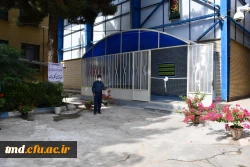 همزمان با هفته دولت و با حضور آقای مهندس رخشانی مهر معاون وزیر و رئیس سازمان نوسازی مدارس انجام شد : 
آئین افتتاح مرحله اول سالن ورزشی چند منظوره واحد دانشور نیشابور 18