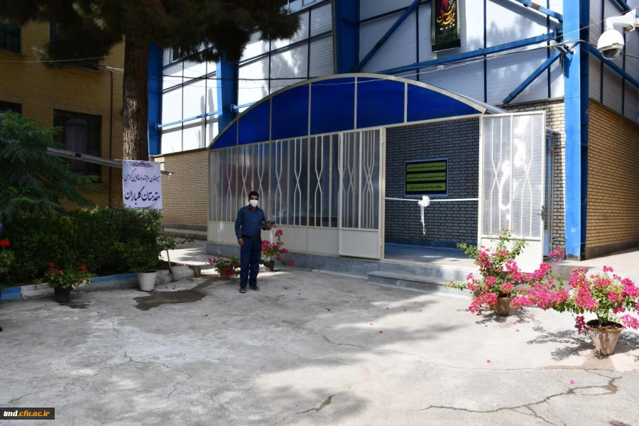 همزمان با هفته دولت و با حضور آقای مهندس رخشانی مهر معاون وزیر و رئیس سازمان نوسازی مدارس انجام شد : 
آئین افتتاح مرحله اول سالن ورزشی چند منظوره واحد دانشور نیشابور 18