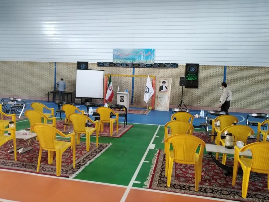 همزمان با هفته دولت و با حضور آقای مهندس رخشانی مهر معاون وزیر و رئیس سازمان نوسازی مدارس انجام شد : 
آئین افتتاح مرحله اول سالن ورزشی چند منظوره واحد دانشور نیشابور 23