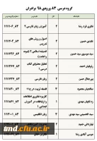قابل توجه دانشجویان عزیز
زمان و نحوه انتخاب دروس ترم اول 99 7