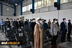 با حضور دانشجویان ساکن شهر نیشابور و با رعایت دستورالعمل های بهداشتی انجام شد : 
آئین آغاز سال تحصیلی 400-1399  دانشگاه فرهنگیان واحد دانشور  8