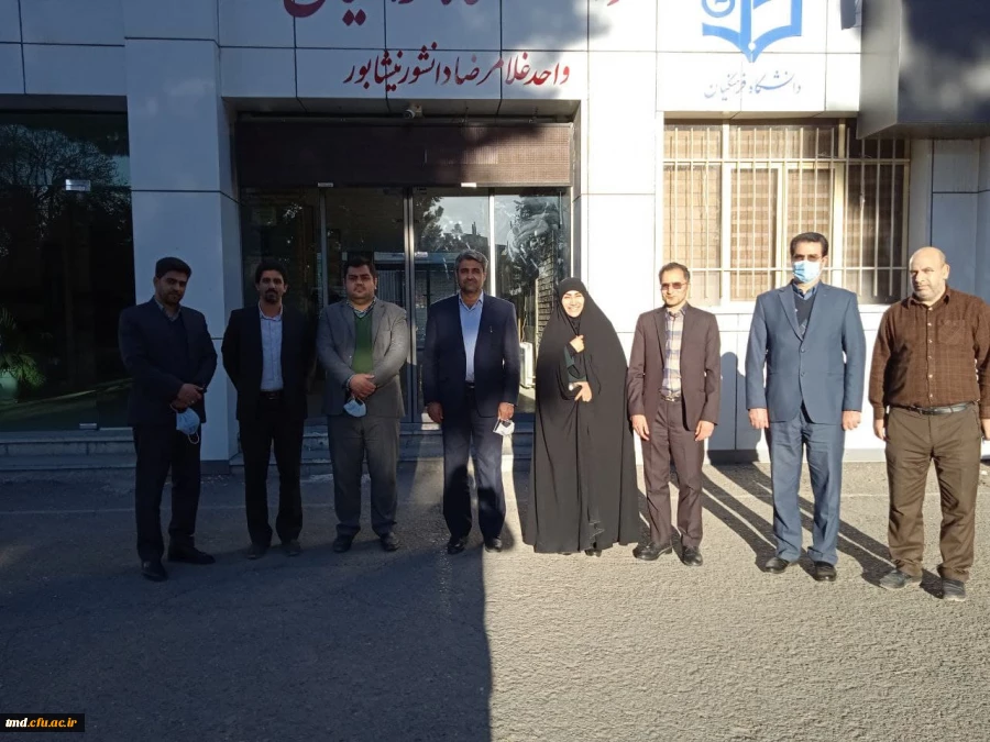 با حضور معاون محترم سازمان نوسازی مدارس انجام شد : 
پیگیری طرح توسعه فضاهای واحد دانشور  2