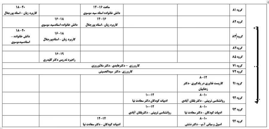 قابل توجه دانشجویان عزیز 
برنامه زمانی و نحوه انتخاب واحد ( ثبت نام ) دانشجویان در نیمسال دوم 400-1399 6