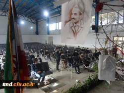 با حضور نمادین دانشجویان ورودی 99 ساکن شهرستان نیشابور برگزار شد : 
آیین مراسم استقبال از دانشجویان جدید الورود و شروع نیمسال تحصیلی ( بهمن ماه ) 2