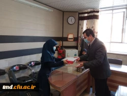 همزمان با میلاد حضرت زهرا( سلام الله علیها) و بزرگداشت مقام مادر برگزار شد : 
تجلیل از کارکنان خواهر واحد  دانشور نیشابور  2