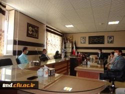 با حضور مدیر کل تربیت بدنی سازمان مرکزی دانشگاه فرهنگیان انجام شد : 
بازدید سرکار خانم دکتر عبدی و هیئت همراه از فضاهای ورزشی واحد دانشور  3