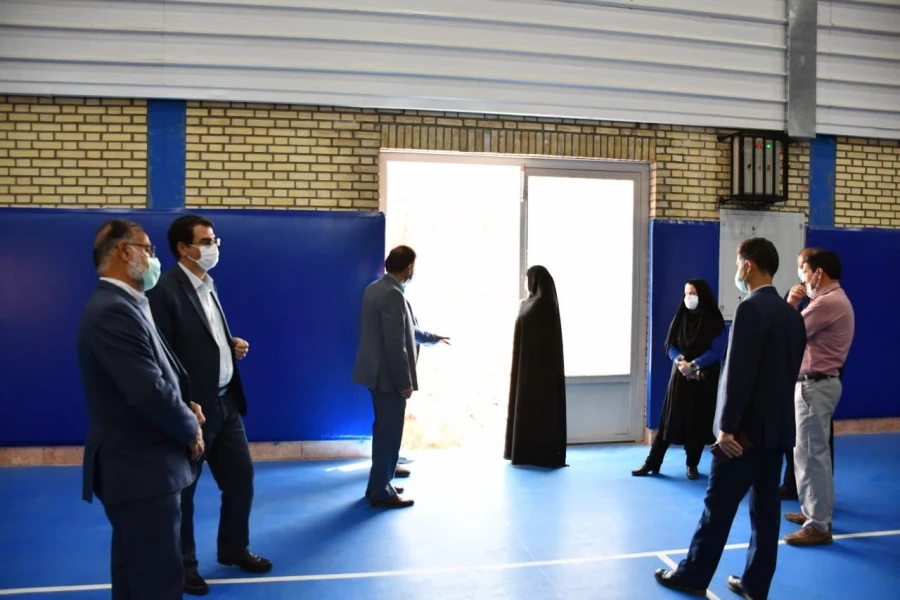 با حضور مدیر کل تربیت بدنی سازمان مرکزی دانشگاه فرهنگیان انجام شد : 
بازدید سرکار خانم دکتر عبدی و هیئت همراه از فضاهای ورزشی واحد دانشور  6