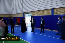 با حضور مدیر کل تربیت بدنی سازمان مرکزی دانشگاه فرهنگیان انجام شد : 
بازدید سرکار خانم دکتر عبدی و هیئت همراه از فضاهای ورزشی واحد دانشور  7