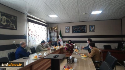 با حضور سرکار خانم دکتر چنارانی نماینده محترم شهرستانهای نیشابور و فیروزه در مجلس شورای اسلامی انجام شد: 
جلسه تعیین وضعیت فضای دانشگاه فرهنگیان واحد خواهران نیشابور