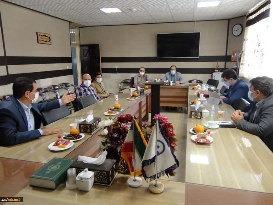 با حضور دکتر ابراهیمی و دکتر احمدی انجام شد : 
بازدید مدیر کل دفترنظارت ، ارزیابی و تعالی سازمانی دانشگاه فرهنگیان از بخشهای مختلف واحد دانشور نیشابور 2