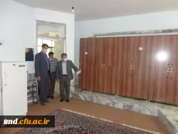 با حضور دکتر ابراهیمی و دکتر احمدی انجام شد : 
بازدید مدیر کل دفترنظارت ، ارزیابی و تعالی سازمانی دانشگاه فرهنگیان از بخشهای مختلف واحد دانشور نیشابور 7