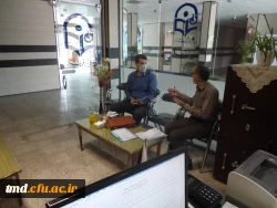 با حضور دکتر ابراهیمی و دکتر احمدی انجام شد : 
بازدید مدیر کل دفترنظارت ، ارزیابی و تعالی سازمانی دانشگاه فرهنگیان از بخشهای مختلف واحد دانشور نیشابور 11