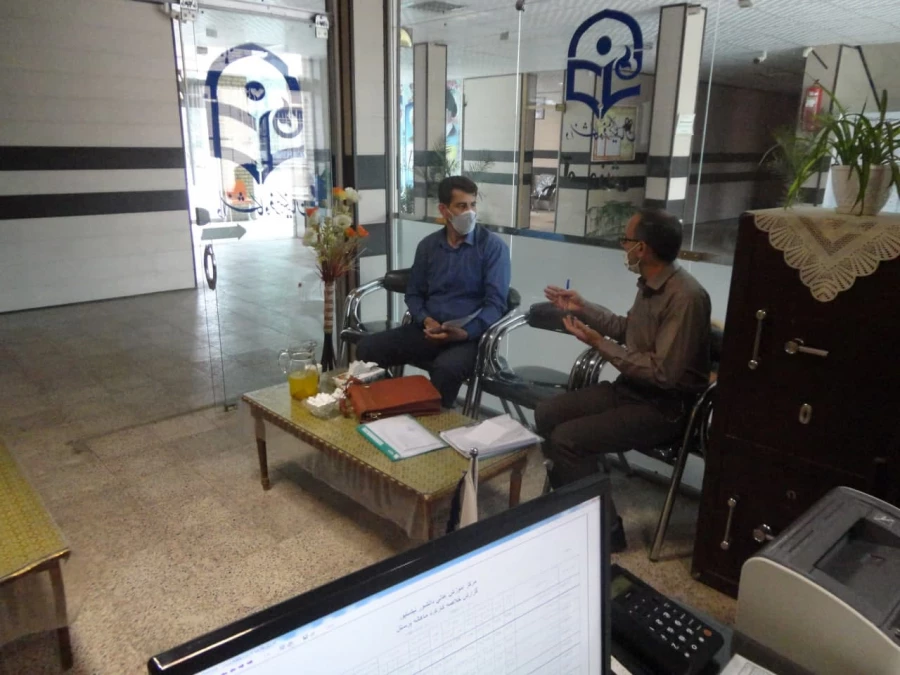 با حضور دکتر ابراهیمی و دکتر احمدی انجام شد : 
بازدید مدیر کل دفترنظارت ، ارزیابی و تعالی سازمانی دانشگاه فرهنگیان از بخشهای مختلف واحد دانشور نیشابور 11