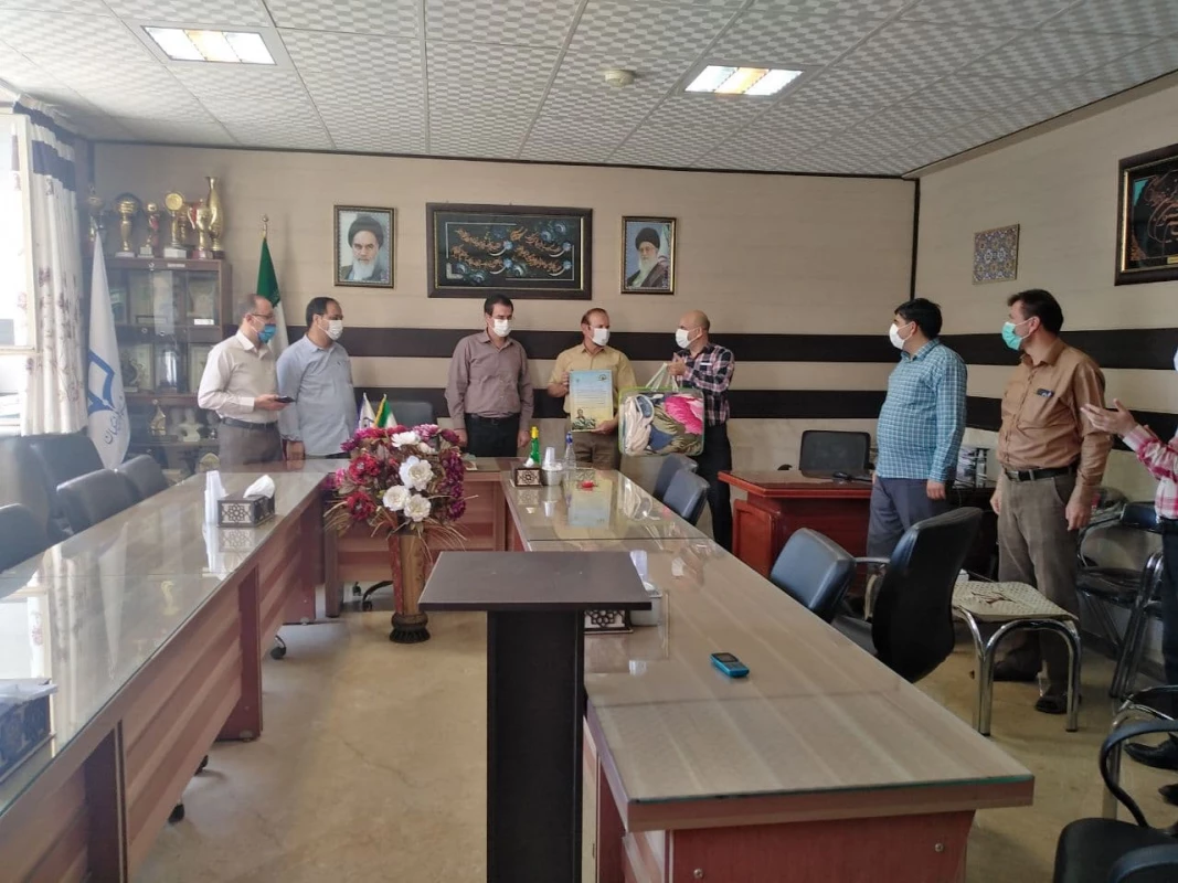 مراسم تجلیل از همکار پیشکسوت آقای امین قیاسی 3