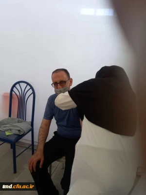 آغاز واکسیناسیون دانشجویان ، اساتید و کارکنان واحد دانشور نیشابور 