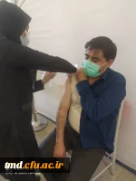 آغاز واکسیناسیون دانشجویان ، اساتید و کارکنان واحد دانشور نیشابور  3