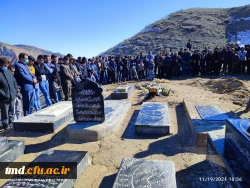 حضور مسئولان دانشگاه فرهنگیان خراسان رضوی و معاون محترم مدیر کل 
در مراسم دانشجوی فداکار زنده یاد محمد روانان  4