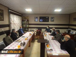 بازدید کارگروه ارزیابی  و نظارت سازمان مرکزی دانشگاه از واحد دانشور  4