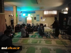 همزمان با سالروز شهادت حضرت صدیقه کبری و دومین سالگرد شهادت سردار شهید حاج قاسم سلیمانی برگزار شد : 
میزبانی از شهید گمنام و برگزاری مراسم عزاداری و سخنرانی  3