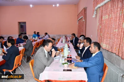 همرمان با روزهای پایانی ماه مبارک رمضان و هفته بزرگداشت مقام معلم انجام شد : 
ضیافت افطاری ویژه اساتید واحد دانشور نیشابور 