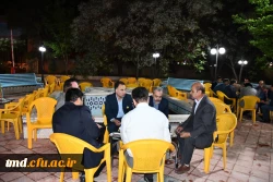 همرمان با روزهای پایانی ماه مبارک رمضان و هفته بزرگداشت مقام معلم انجام شد : 
ضیافت افطاری ویژه اساتید واحد دانشور نیشابور  7