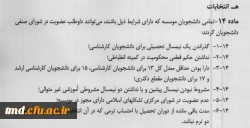 قابل توجه دانشجویان محترم 
ثبت نام داوطلبین انتخابات شورای صنفی رفاهی 402-401 2